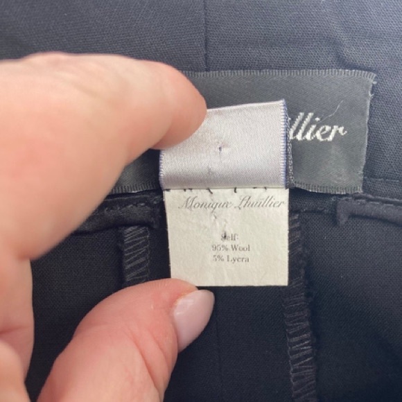 monique lhuillier formal wool pants EUC 4 - Picture 4 of 5